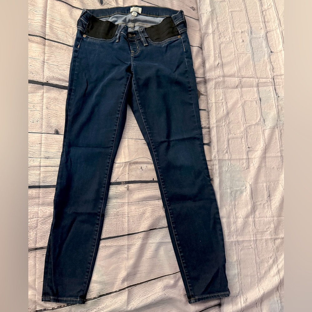 J.Crew maternity toothpick jeans. Size 30T